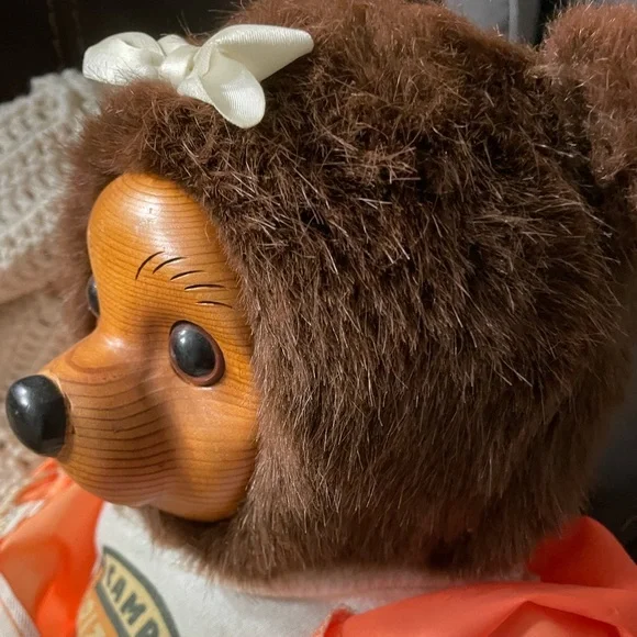 Rare HTF Robert Raikes “Camp Grizzly” Signed & Numbered Charming Wood Face Bear - Picture 11 of 17